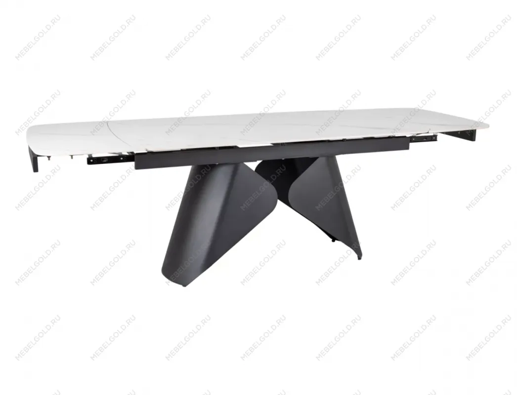 Стол обеденный Signal ARMANDO 160 (белый/черный)