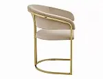 Стул кухонный Signal Tulipe Velvet Bluvel 28 (бежевый/золотой) | изображение 4