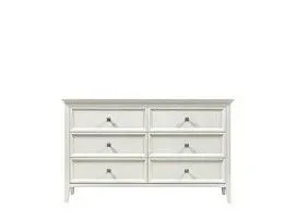 Комод большой 6 ящиков Manhattan (Молочный)