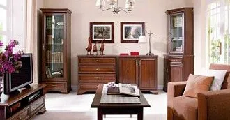 Гостиная угловая Кентаки каштан 2