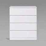 Варма Прайм 4 комод 80x100x48, белый | изображение 1