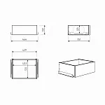 Ящик выдвижной к шкафу МАКС, 43х36х16 см, дуб сонома | изображение 9