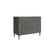 Комод Римини СОЛО (Серый/Серебро) РМКМ-1(s)