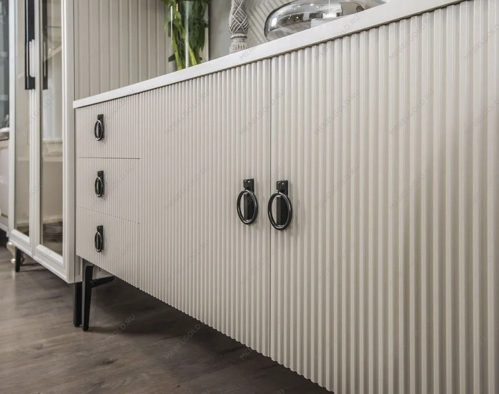 Гостиная Стелла 1+тв+2 светло серый камень | изображение 14