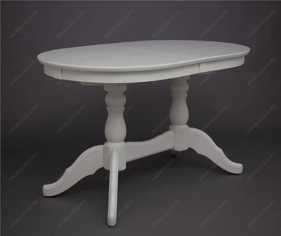 Стол обеденный Овальный-1300 (слоновая кость 9001) | изображение 1