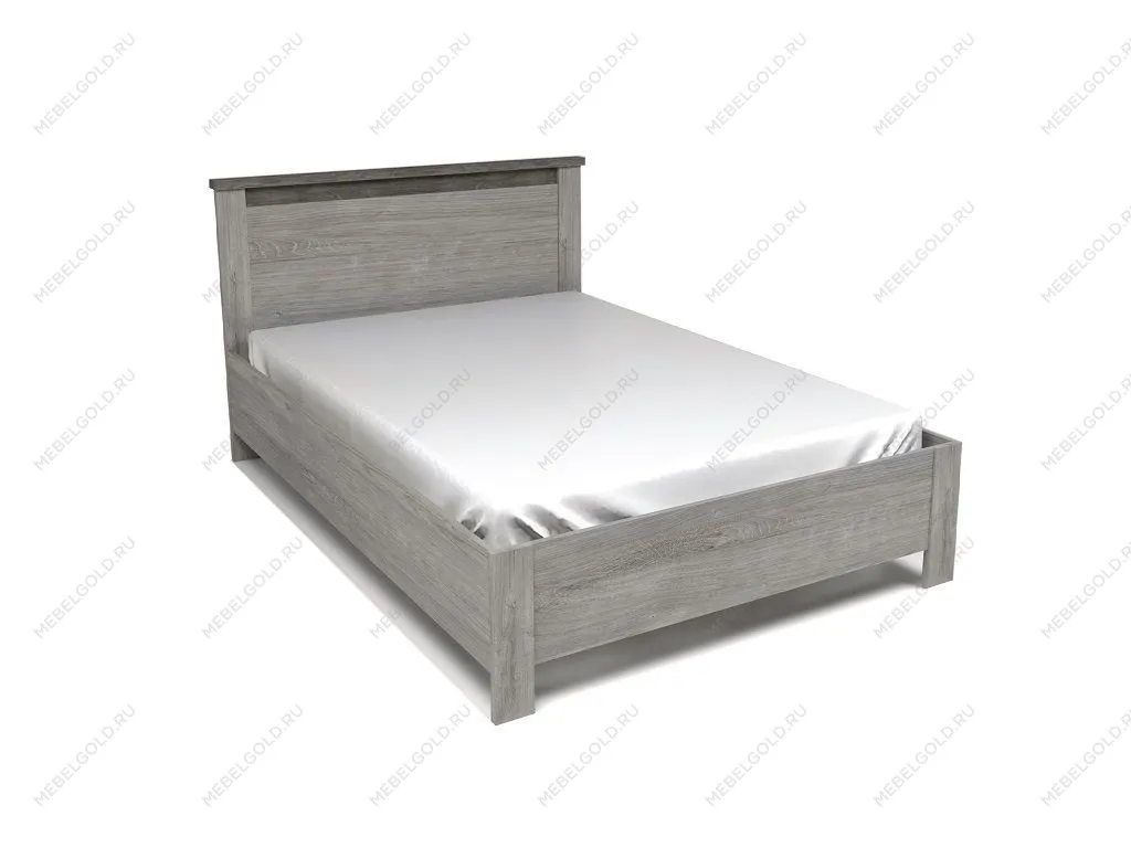 Кровать 1200 с подъемным механизмом, Денвер (1268*2077*860), Риббек Серый | изображение 1