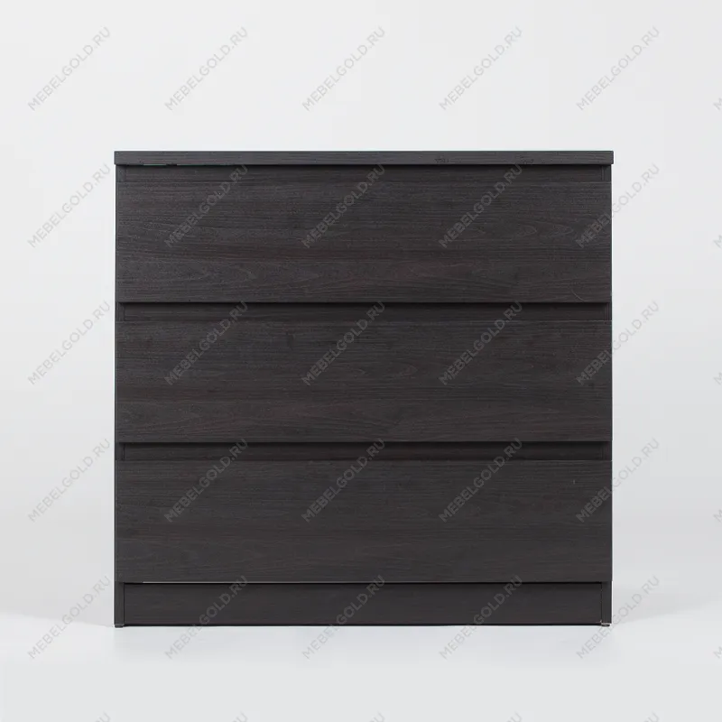 МАЛЬТА комод ИКЕА / IKEA 3 ящика 80х76 Дуб Венге | изображение 2