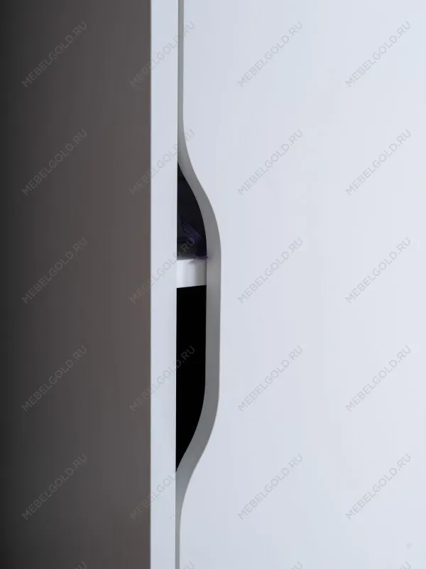 Стол письменный Ингар, с двумя дверцами, 140x75x55, белый, столешница дуб беленый | изображение 4