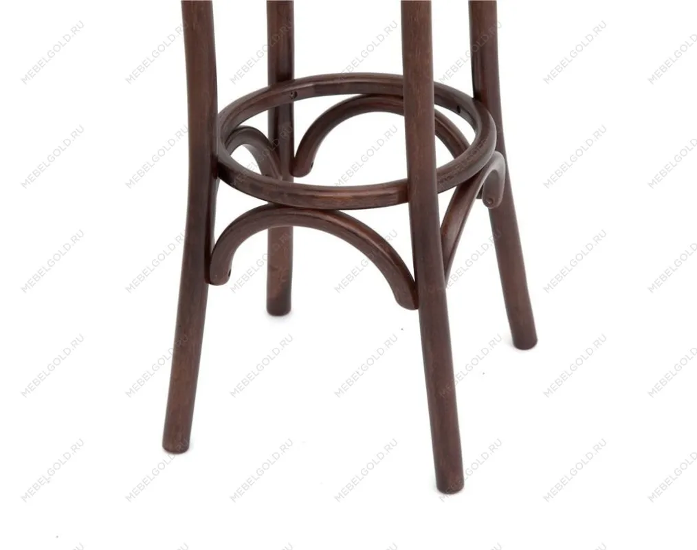 Табурет барный 650 Венский мягкий (темный тон, экокожа коричневая) | изображение 2