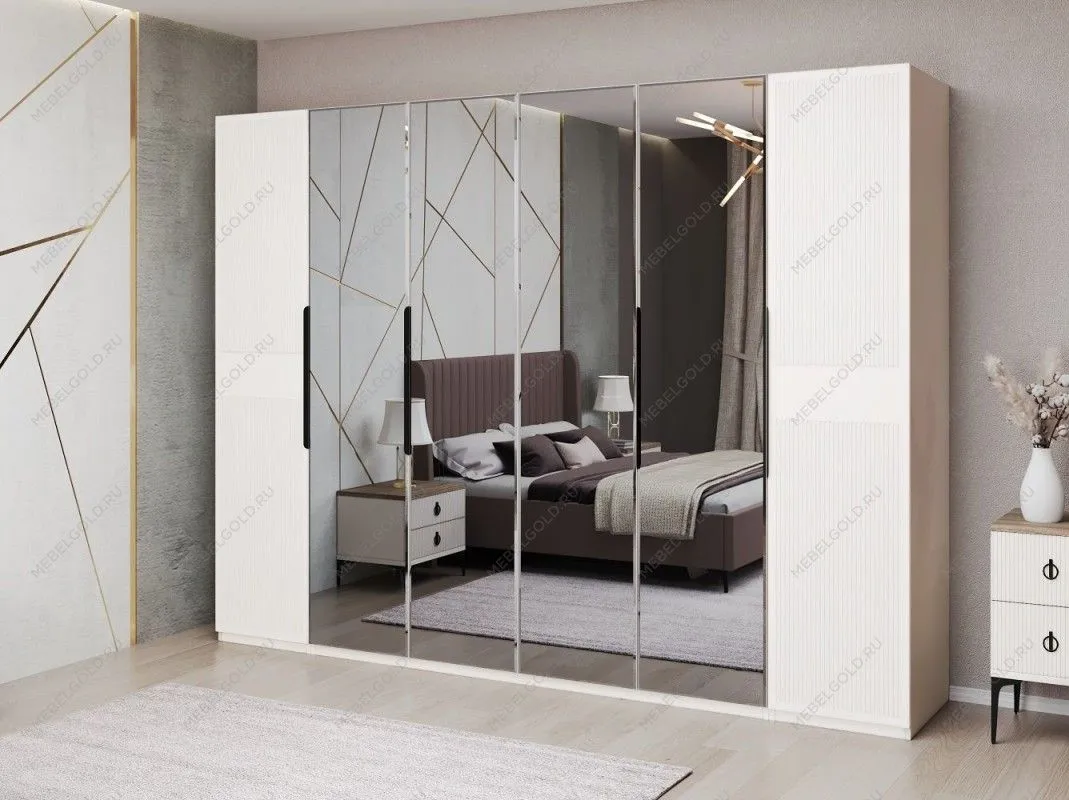 Шкаф Стелла 6-дверный белый | изображение 1