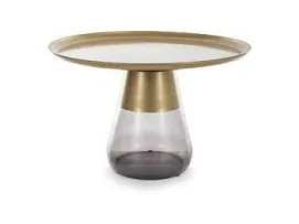 Стол журнальный Signal TIFFANY B (золотой/черный)