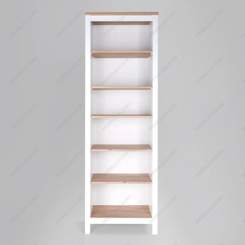 САГА стеллаж 70 белый/ясень | изображение 2