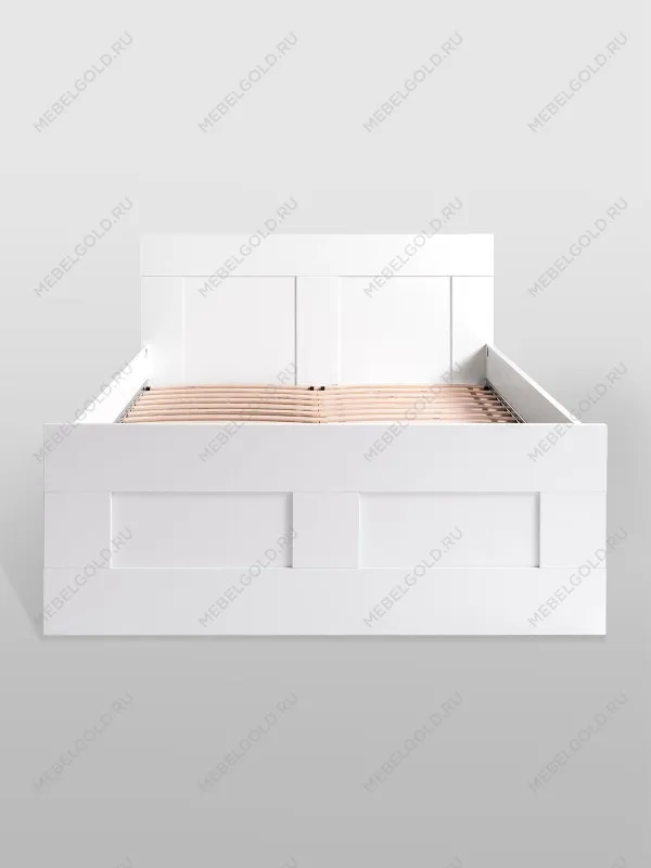 Кровать двуспальная Сириус, 140х200 см, белая | изображение 15