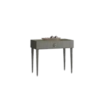 Стол туалетный узкий Римини СОЛО (Серый/Серебро) РМСТ-1(s)[9]