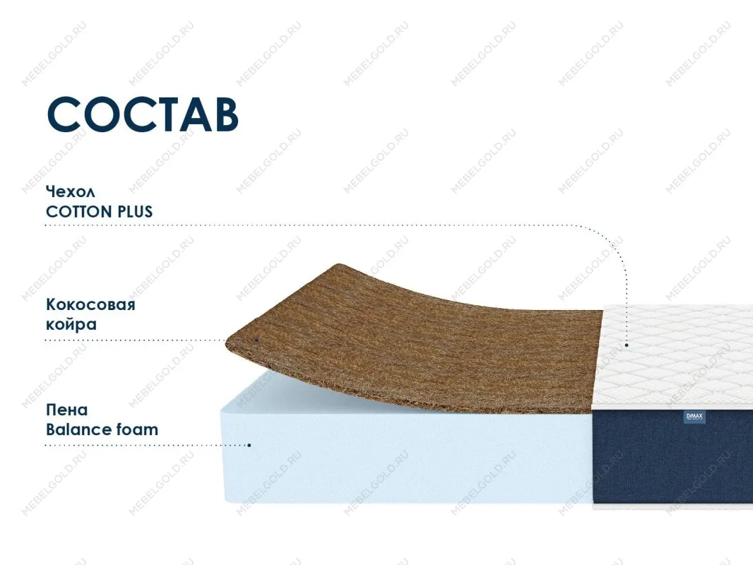 Матрас Практик Чип Ролл 23 кокос 180х190 | изображение 1