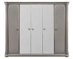 Шкаф Лали 5-дверный серый камень | изображение 1