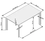 Стол обеденный Halmar HORIZON, раскладной | изображение 5