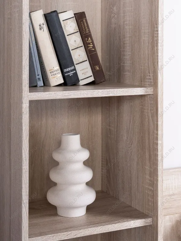 Стеллаж Сириус, 1 ящик, 39х35х190 см, дуб сонома | изображение 5