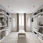 Ящик МАКС длинный выдвижной в двухдверный узкий шкаф, ДСП, цвет белый | изображение 3