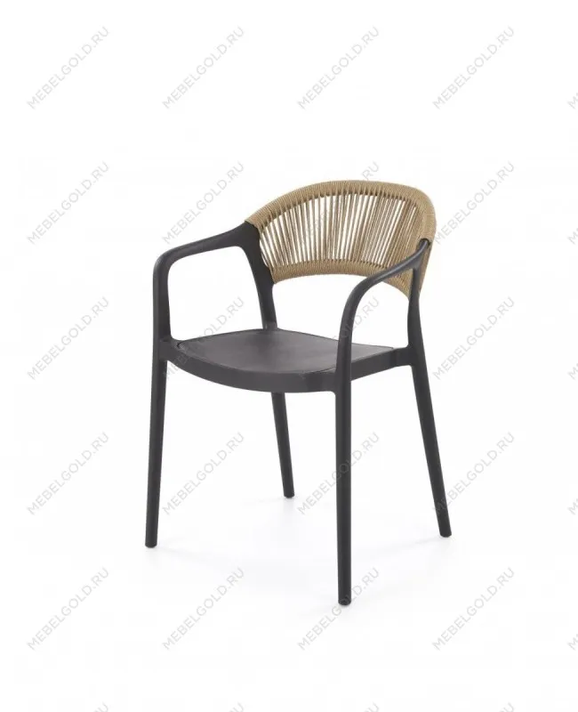 Стул Halmar K582 (черный/натуральный)