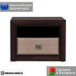 Тумба прикроватная Коен KOM1S Венге/Штрокс (NEW) | изображение 1