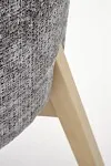 Стул кухонный Halmar BASSO (серый/дуб натуральный) | изображение 7