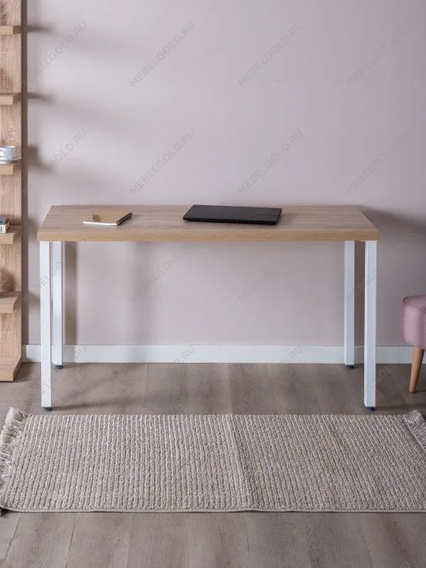 Стол письменный Ингар, 140х75х55 см, дуб беленый | изображение 1