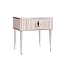 Тумба прикроватная Римини СОЛО (Слоновая кость/Серебро) РМТП-1(s)