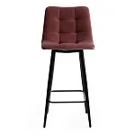 Стул полубарный CHILLY (mod. 7095пб) коралловый barkhat 15/черный | изображение 4