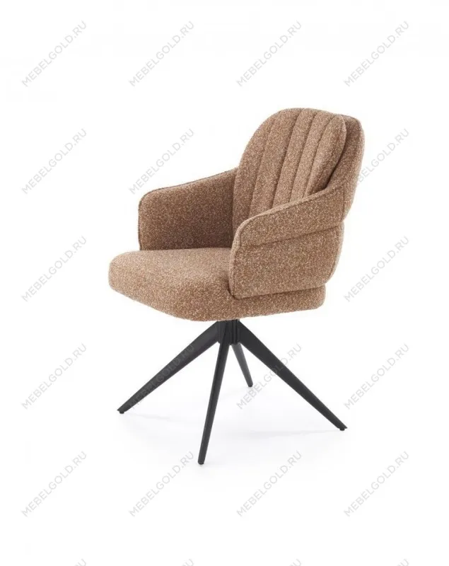 Стул кухонный Halmar K570 поворотный (корица/черный)