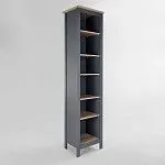 Стеллаж Сага, 50х42х215 см, серый/ясень | изображение 4