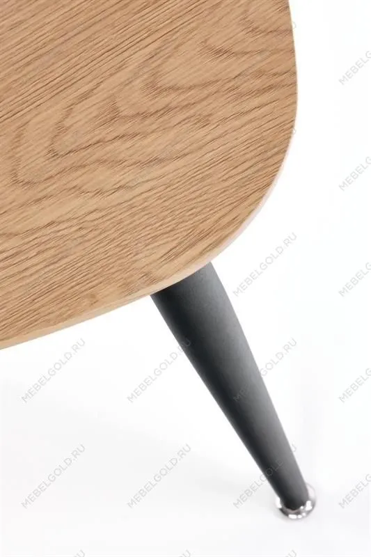 Комплект Halmar NICEA 2, 2 стола журнальных (дуб золотой/черный) | изображение 2