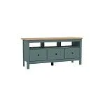 САГА тумба 3 ящика темно-бирюзовая/ясень | изображение 1