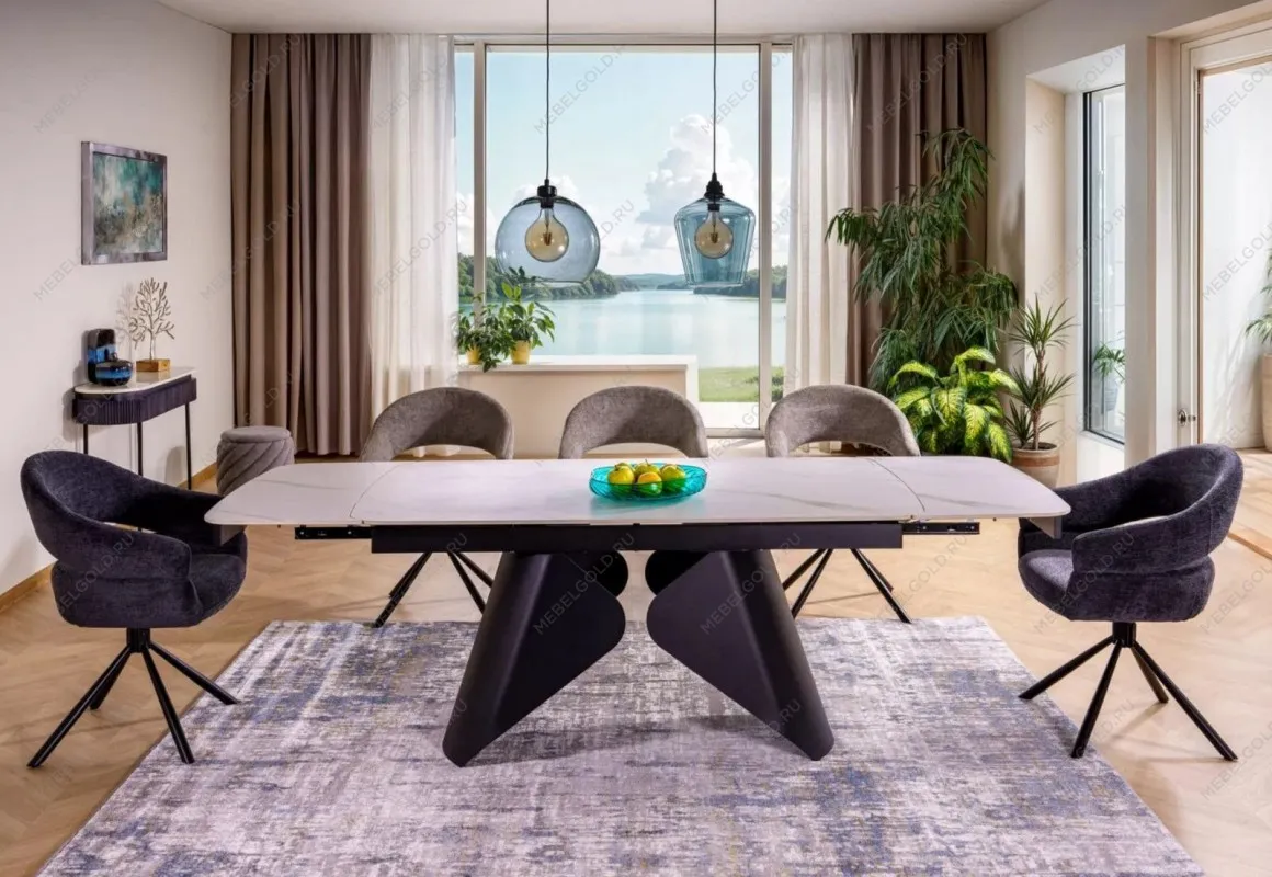 Стул кухонный Signal BORGO Raven 18 поворотный (темно-серый/черный) | изображение 6