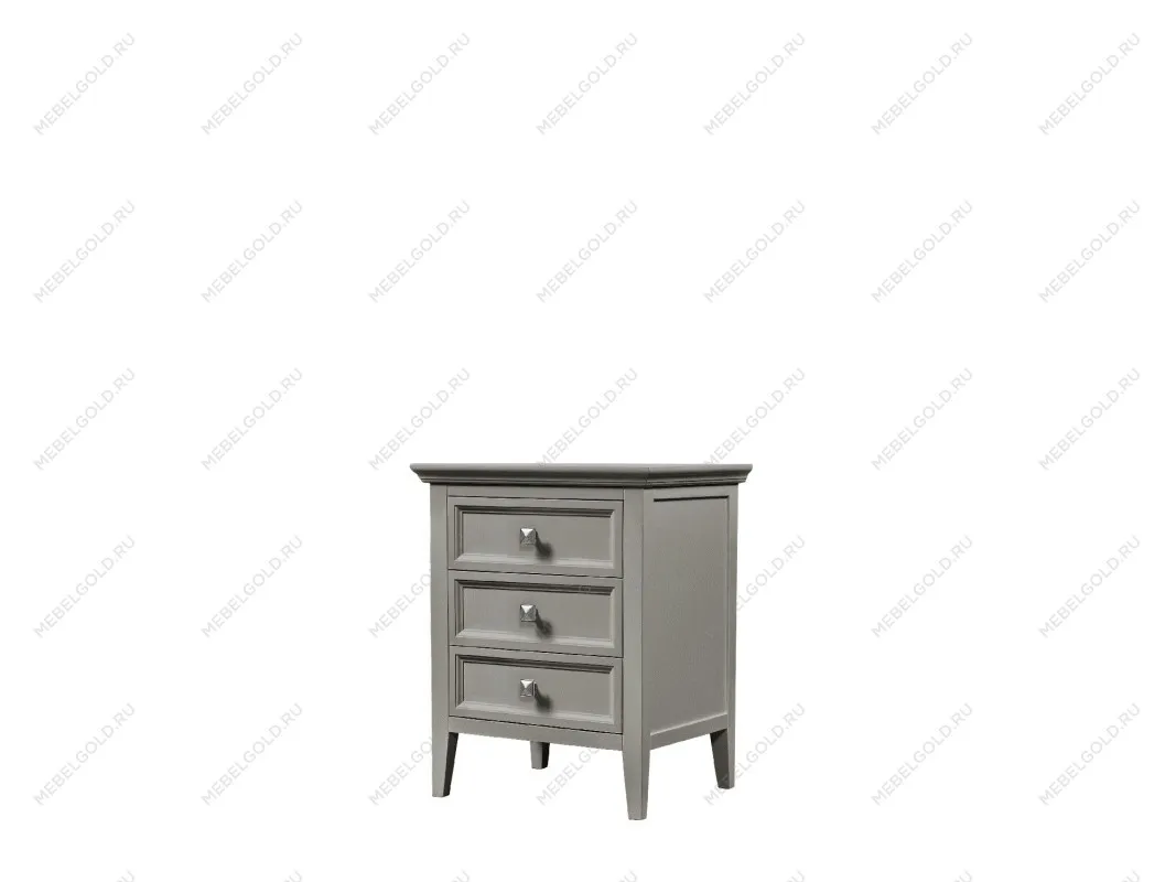 Тумба прикроватная 3 ящика Manhattan (Серый) | изображение 1