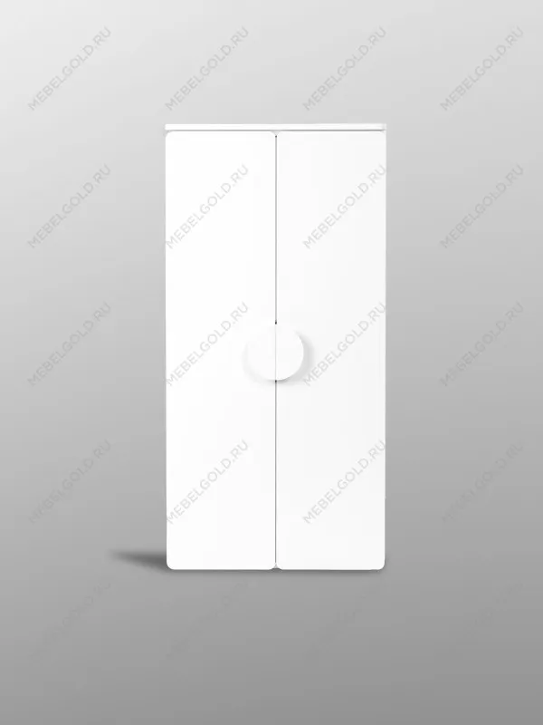 Шкаф Пикси распашной, с двумя дверьми и полкой 60х57х120, белый (робкий подснежник) | изображение 15