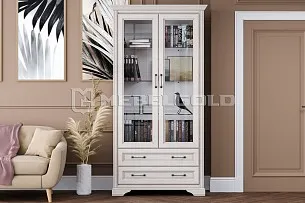 Шкаф-витрина Стилиус REG2W2S (Лиственница сибирская)