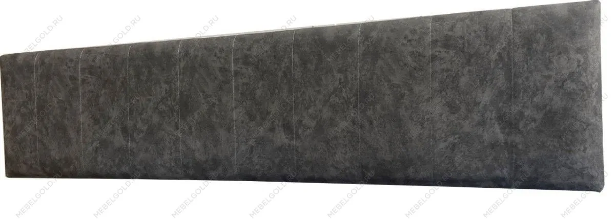 Мягкая вставка изголовья кровати Люкс 1600 (цельная), Денвер (1560*365*60) Серый, 933187 | изображение 1