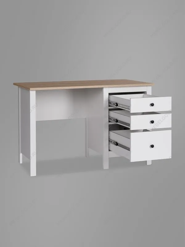 Стол письменный Сага, 120х56, белый/ясень | изображение 8