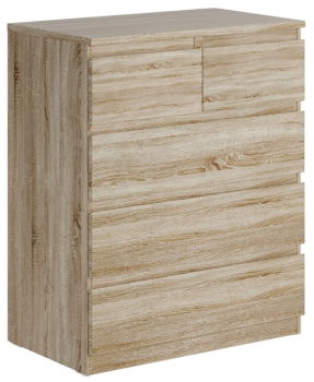 МАЛЬТА комод ИКЕА / IKEA 3+2 ящика 80х99 сонома