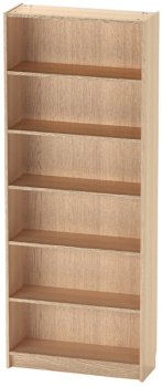 МАЛЬМ / VARMA Стеллаж ИКЕА / IKEA 80, 80x200x28, шпон, беленый дуб