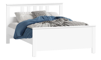 САГА кровать двойная 140х200 белая