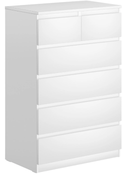 МАЛЬТА комод ИКЕА / IKEA 4+2 ящика 80х121 белый