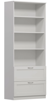 БРИМНЭС / СИРИУС Стеллаж ИКЕА / IKEA 2 ящика 78х190 белый