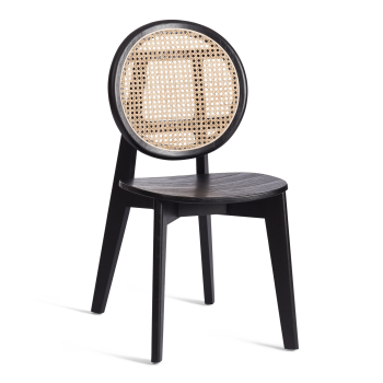 Стул FENRIR, дерево вяз, 42х45х85 см, черный