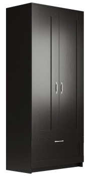 БРИМНЭС / СИРИУС Шкаф ИКЕА / IKEA комбинированный 2 двери и 1 ящик Дуб Венге