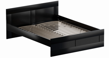 БРИМНЭС / СИРИУС кровать двойная ИКЕА / IKEA 160х200 Дуб Венге