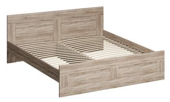 Кровать двуспальная Сириус, 180х200 см, дуб сонома