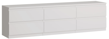 КАСТОР (KULLEN) тумба ИКЕА / IKEA 6 ящиков белая