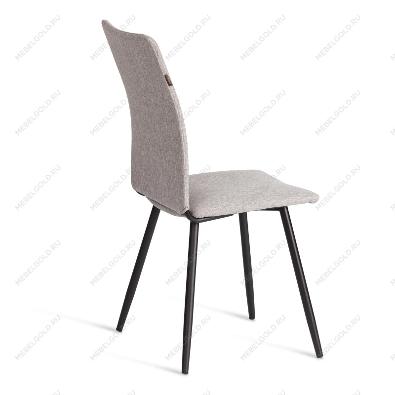 Стул обеденный La Rousse, NEW, ткань рогожка, серый/черный, 3M 16/2, 45x55x93 см | изображение 2